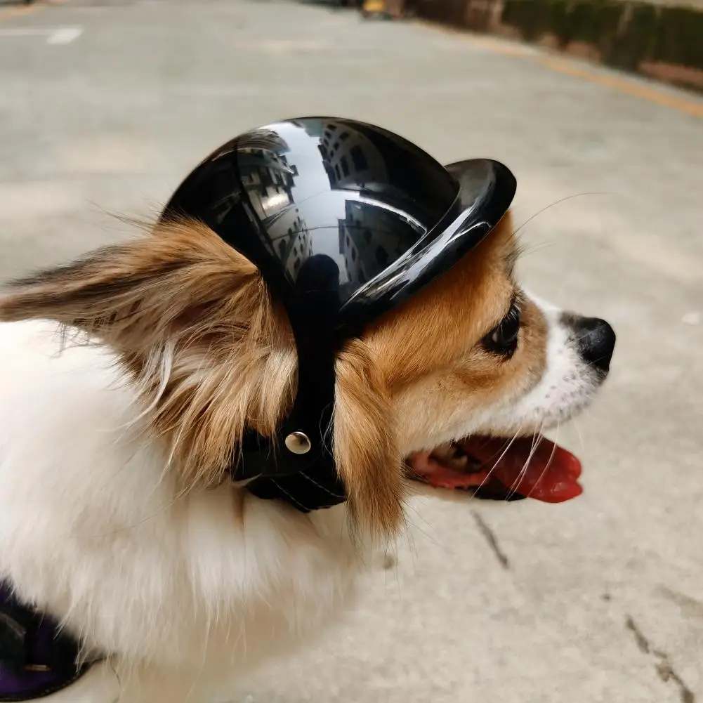 Comfortable Durable Pet Dog Bike Motorcycle Hard Safety Helmet Pet Supplies