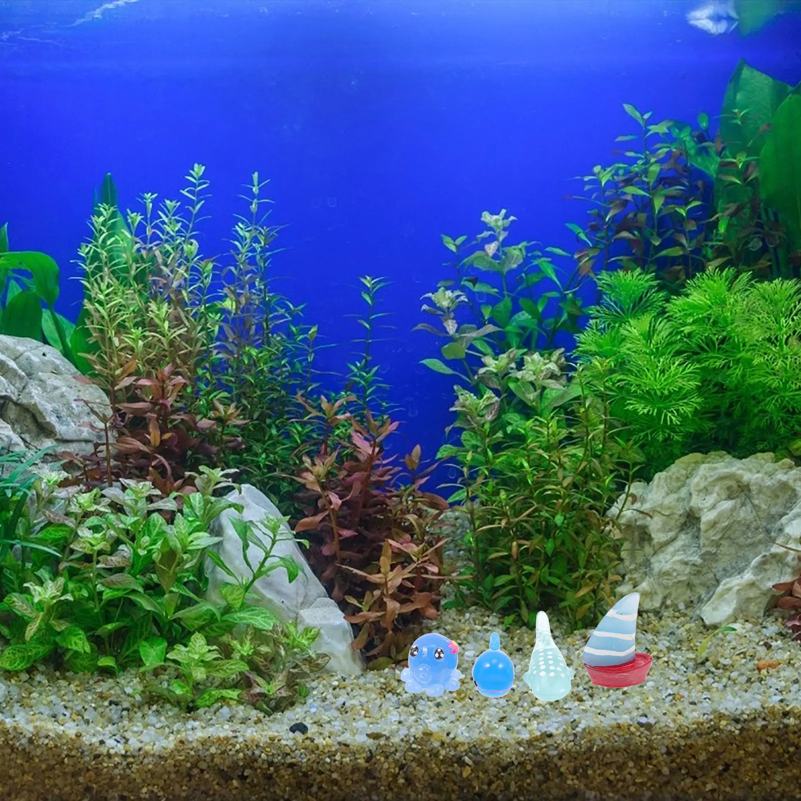 

40 Pcs Resin Trinkets Micro Landscape Decor Fish Tank Decorations Statue Crafts Ocean Scene Landscaping Small Ornaments