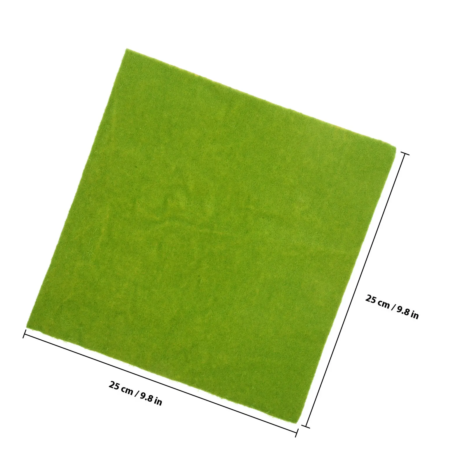 Artificial Grass Mat Light Green Realistic Fake Turf for DIY Train Railroad Scenery Landscape Garden Decoration