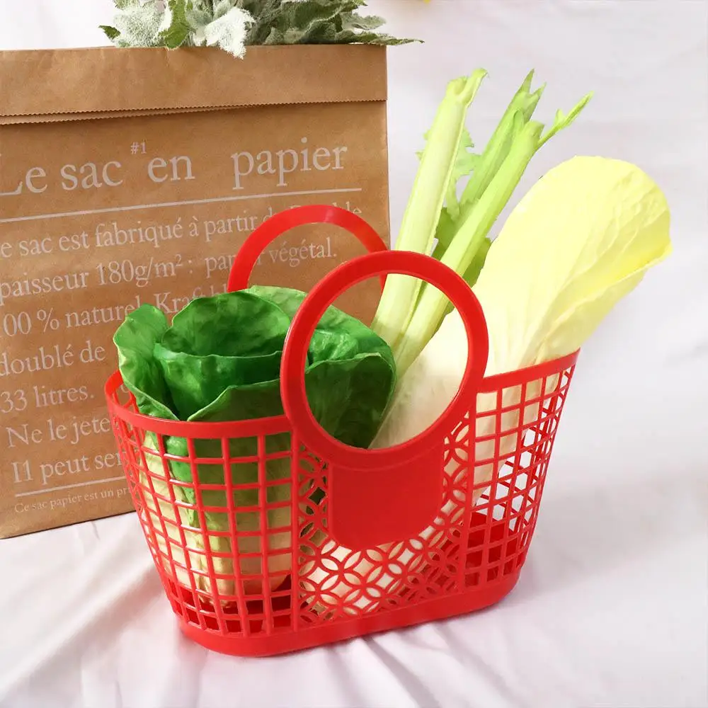Panier de rangement creux Portable et pratique, Durable, organisateur d'accessoires de cuisine et de salle de bains