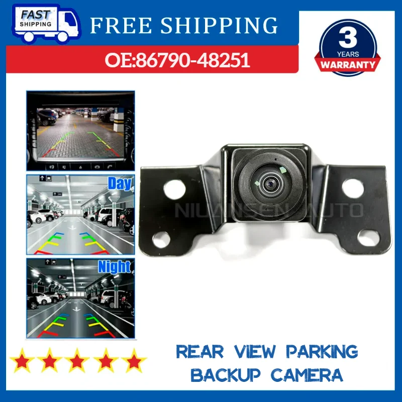 86790-48251 Front View Camera Bumper Grille Camera for Toyota Harrier Venza 2020-2023 Surround ist Camera 8679048251 86790-16031