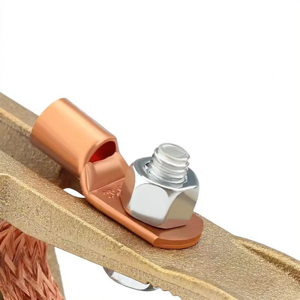 Copper Welding Ground Connector A Shape For Arc Welder 300A 500A 800A High Performance Metal Workpiece Holding Clamp Tool