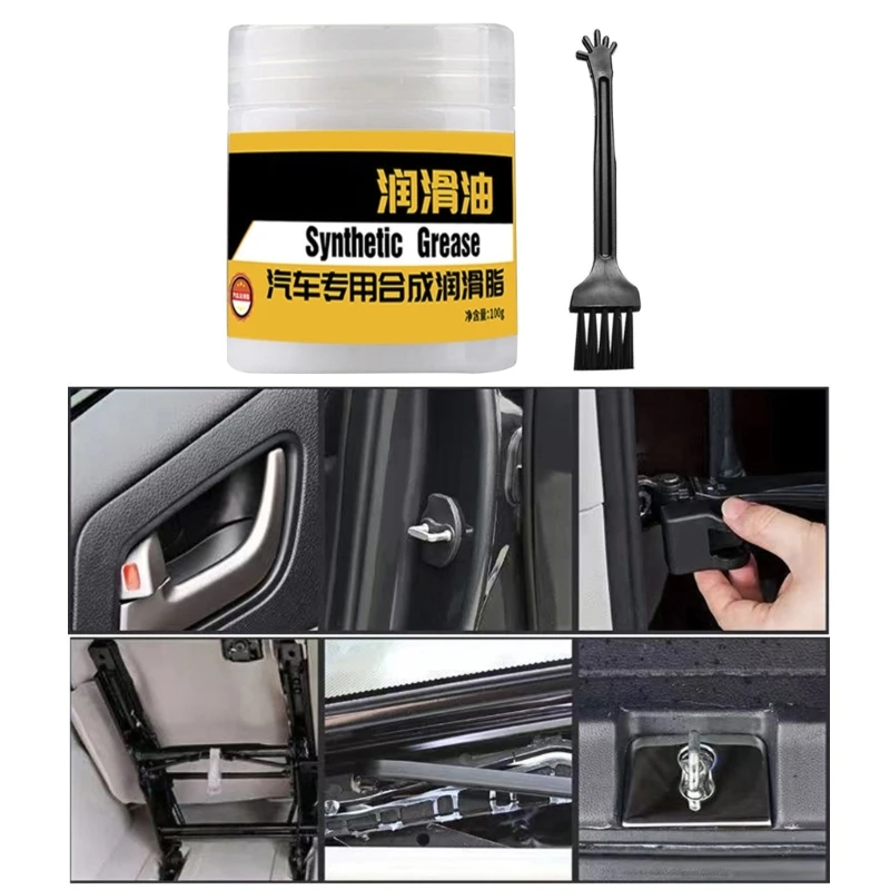 Automotive Lubricating Grease With Easy Apply Brush Enhances Vehicle Parts Life High Wear Resistance for Noise Reduction D7YA