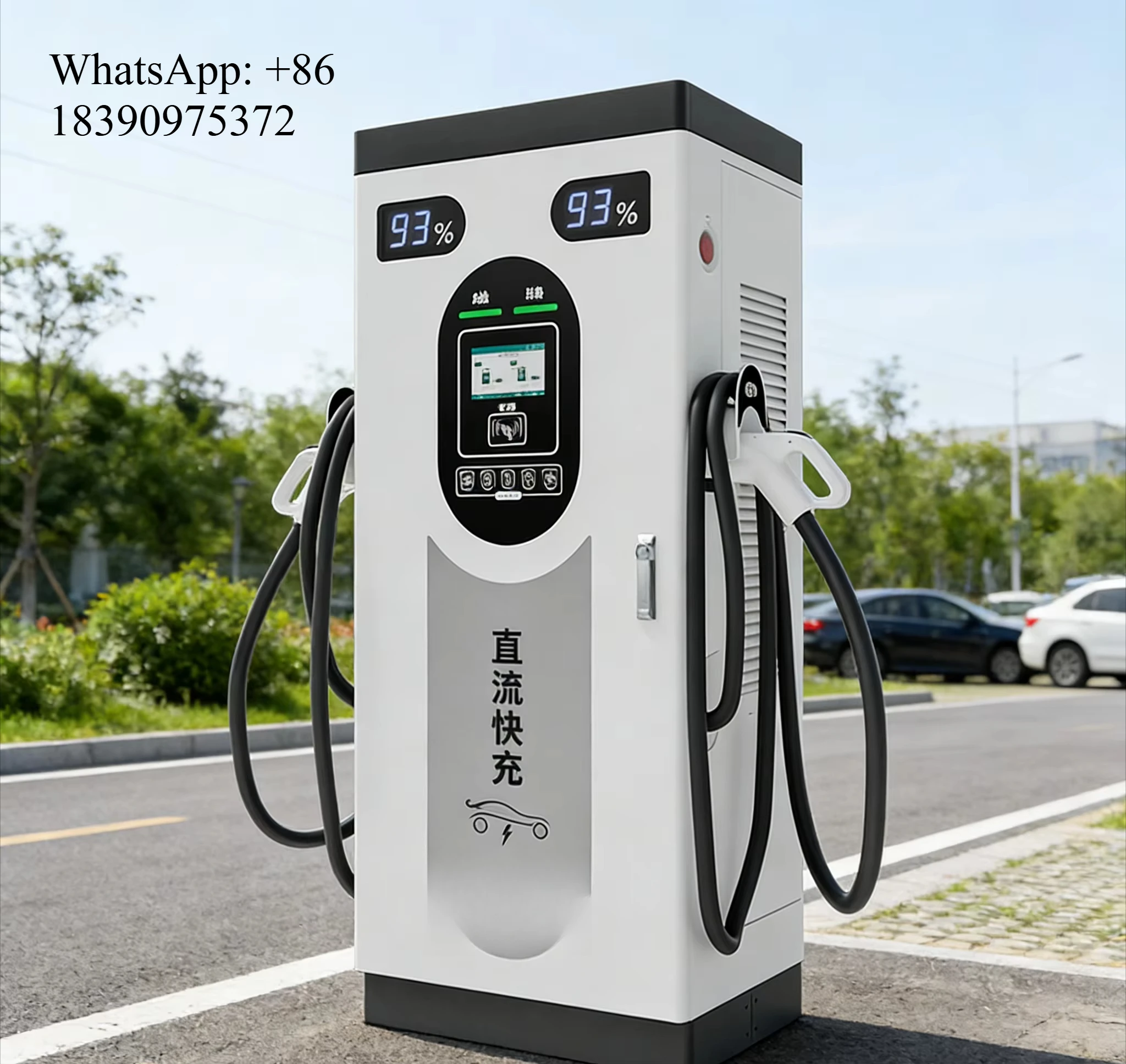 Charger Stations 40kw 60kw 120kw Solar Panels EV Car Charging Station