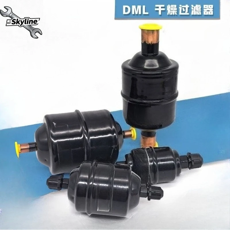 DML Series Refrigerant Drying Filter Accessory, High Efficiency Filter Drier For Commercial Air Conditioning Refrigeration Equip