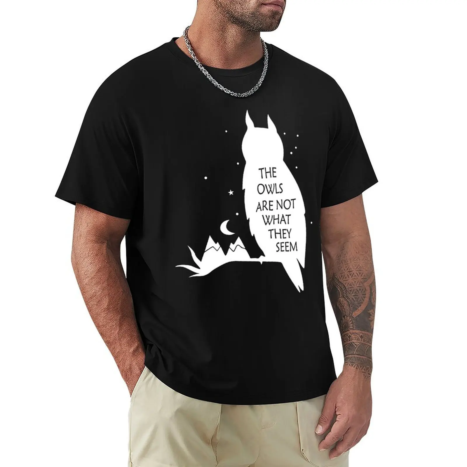 

Owls T-Shirt Tough Fabric Work Tee