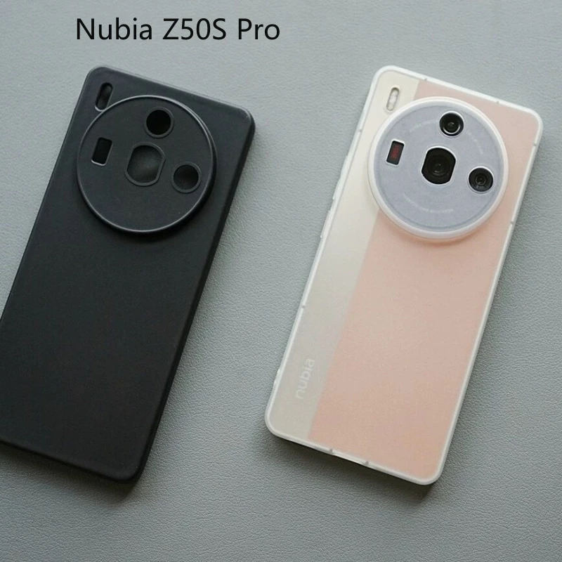 Matte Clear Case For Nubia Z50S Pro Case Soft Silicone Phone Cover For ZTE Nubia Z 50S Z50SPro 5G Capa Slim Thin Simple Bumper