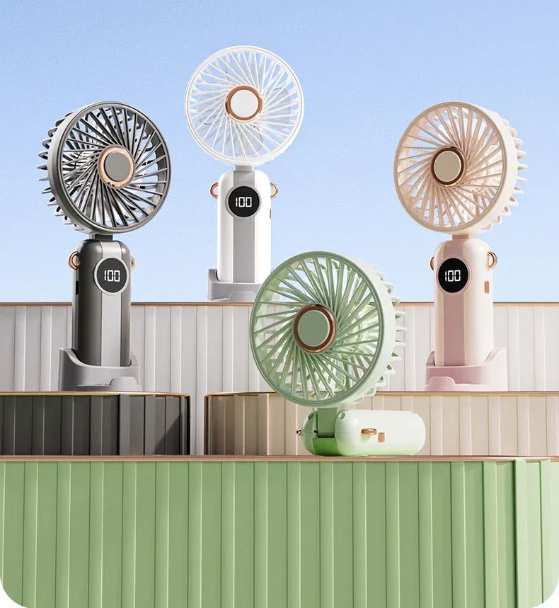 

Портативные портативные вентиляторы с зарядкой через USB, складной настольный мини-вентилятор, рыбак, студент, летние уличные вентиляторы для рыбалки, скалолазания, держатель для телефона