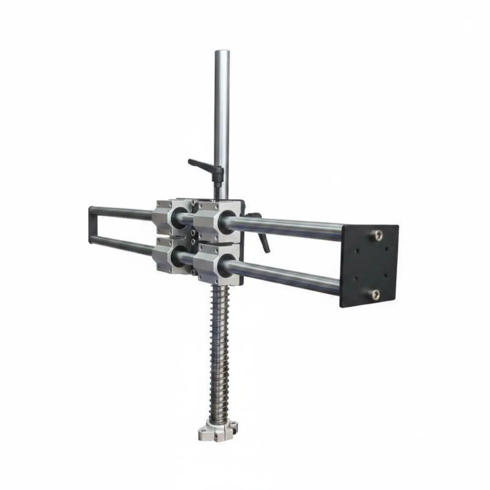Aluminum Drill Guide Stand for Straight Hole Drilling and Tapping Workbench Mount Sliding Rail