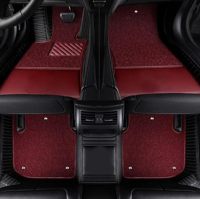 

Custom special car floor mats for Toyota Land Cruiser Prado 250 5 seats 2026-2024 durable double layers carpets for LC250 2025