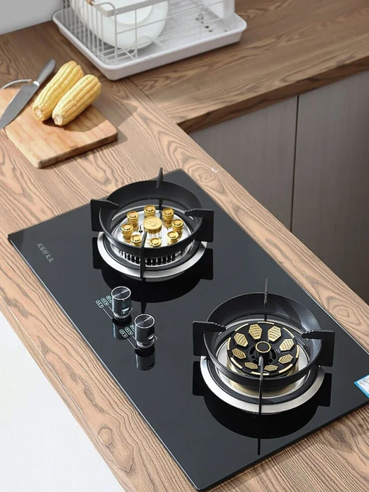 Gas Kochen Oberfläche 8,0 KW Herd Doppel Herd Verflüssigtes Haushalt Herd Natürliche Desktop Eingebettet Neun-kammer Fierce Feuer Tisch
