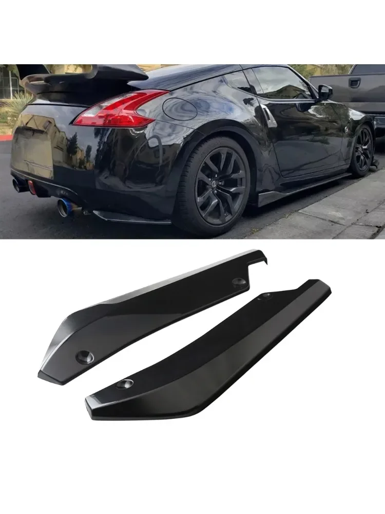 Bande de protection universelle pour pare-chocs avant et arrière de voiture, spoiler, diffuseur, séparateur, protection anti-rayures, ailerons latéraux en fibre de carbone, extension de bas de caisse