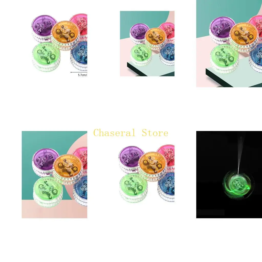 

E7ce luminous yo yo ball pinger для игры, светящийся йо -йо -игруш