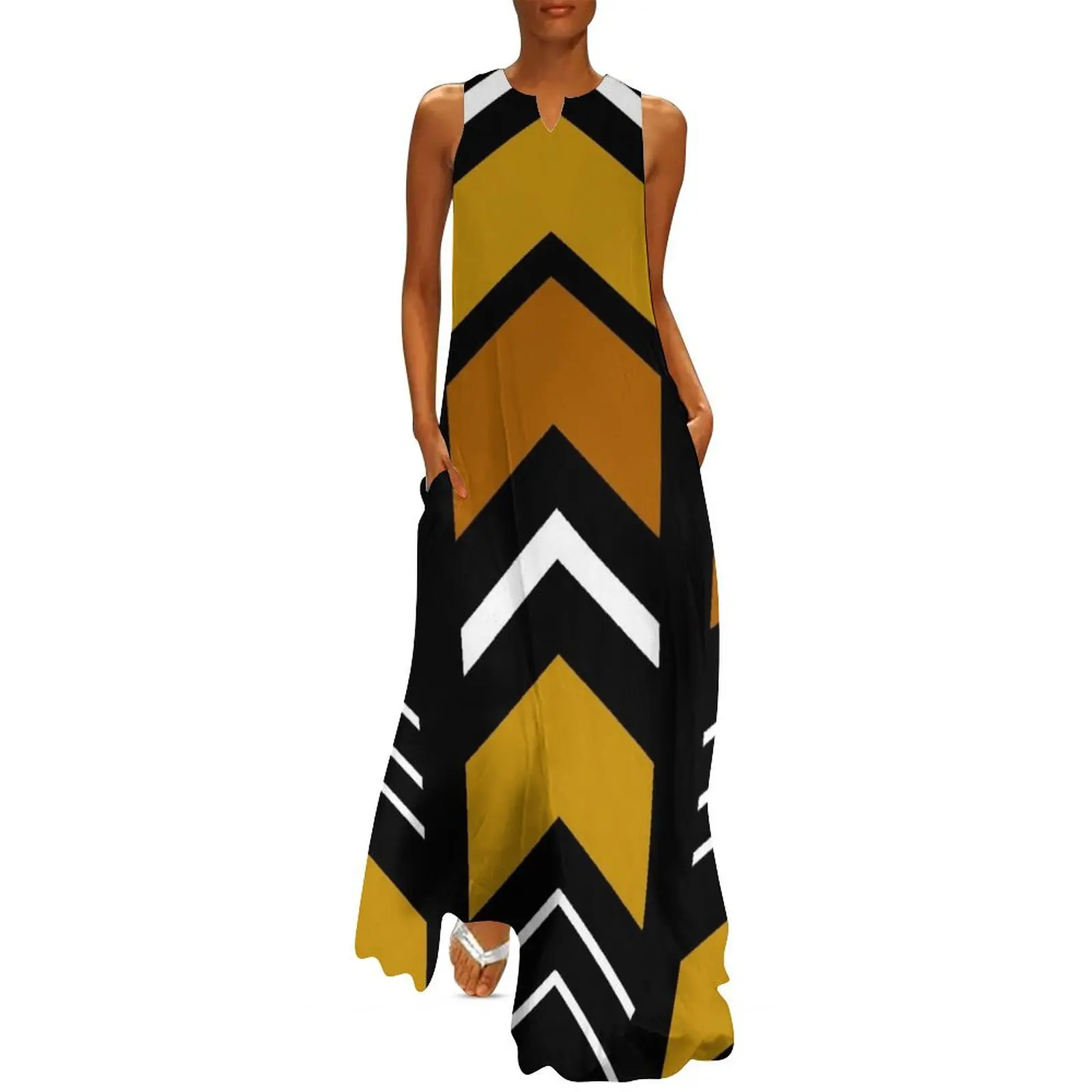 Modern African Art Bogolan Mud Cloth Fabric Pattern Long Dress letnia sukienka kobieta 2024 sukienki na studniówkę sukienka na studniówkę 2024