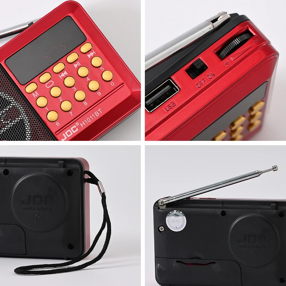 Tragbares Vollkanal-Multibandradio, Plug-in-Bluetooth-Radio, multifunktionales tragbares Radio