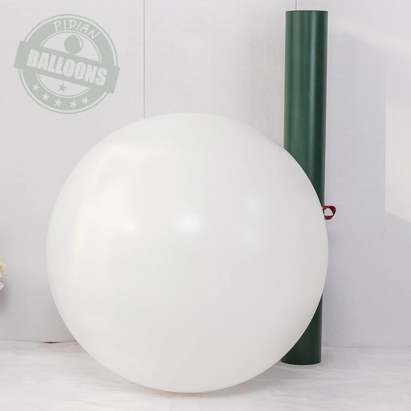 Thickened Matte Pure White Round Balloon 5\