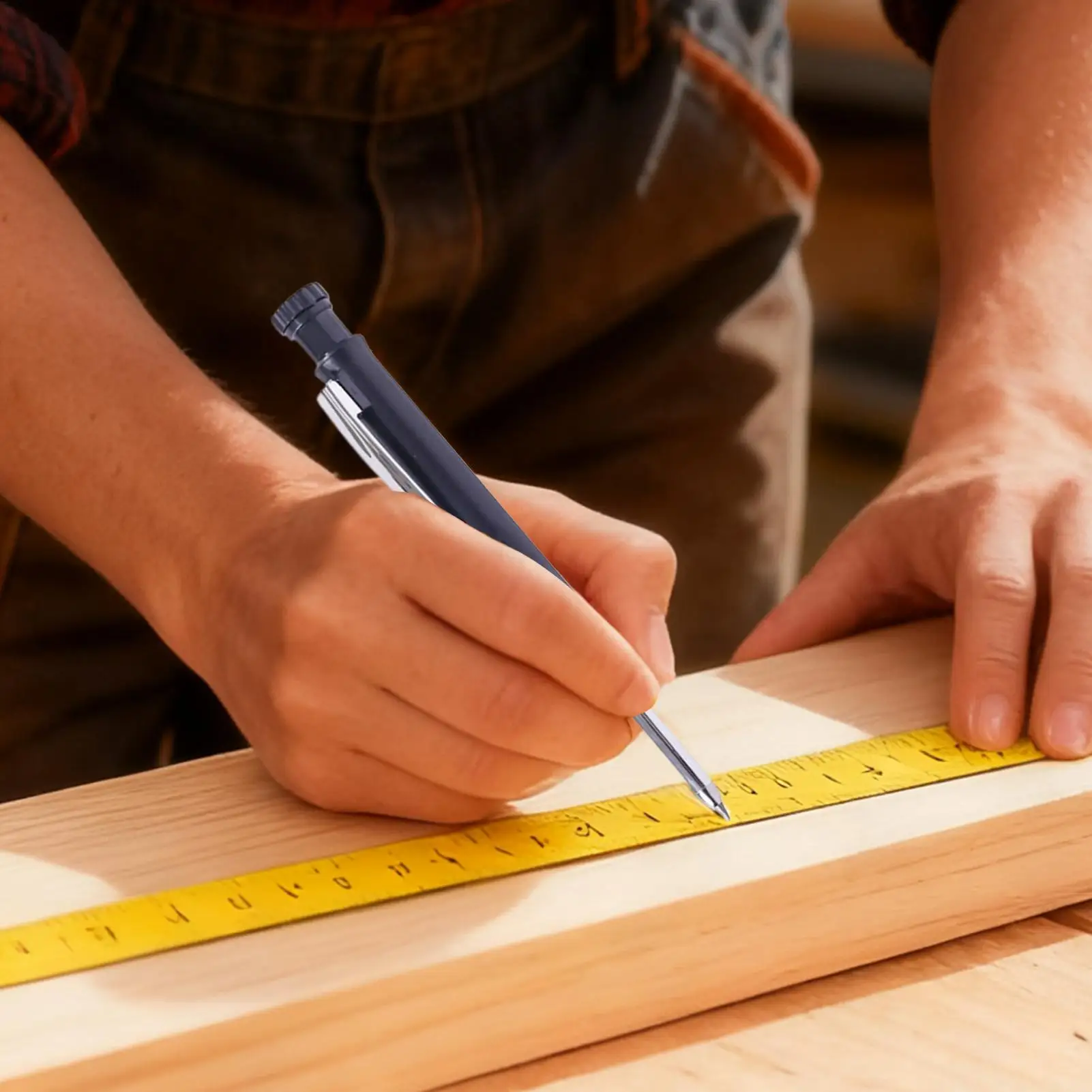 

Hole Marker For Drilling 2.8mm Adjustable Crayon With 12 Refills Long Tip Marker For Adult Fabric Wood Construction Glass Metal