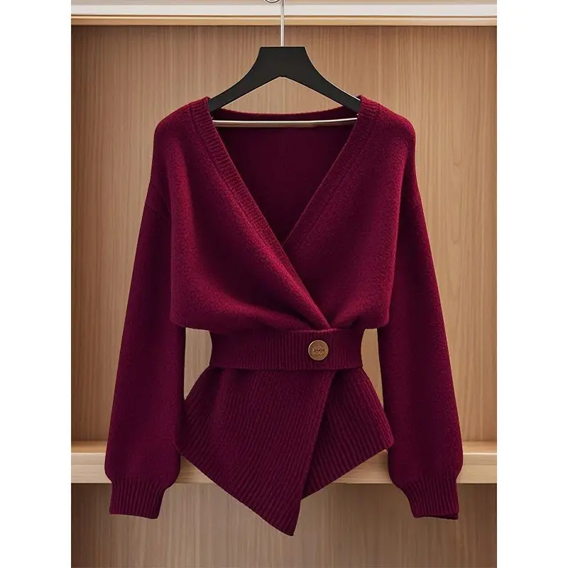 

2026 New Fashion Women Sweater Spring Autumn All-match Knitwear Soft Knitted Sweaters Cardigan Coat Female Tops