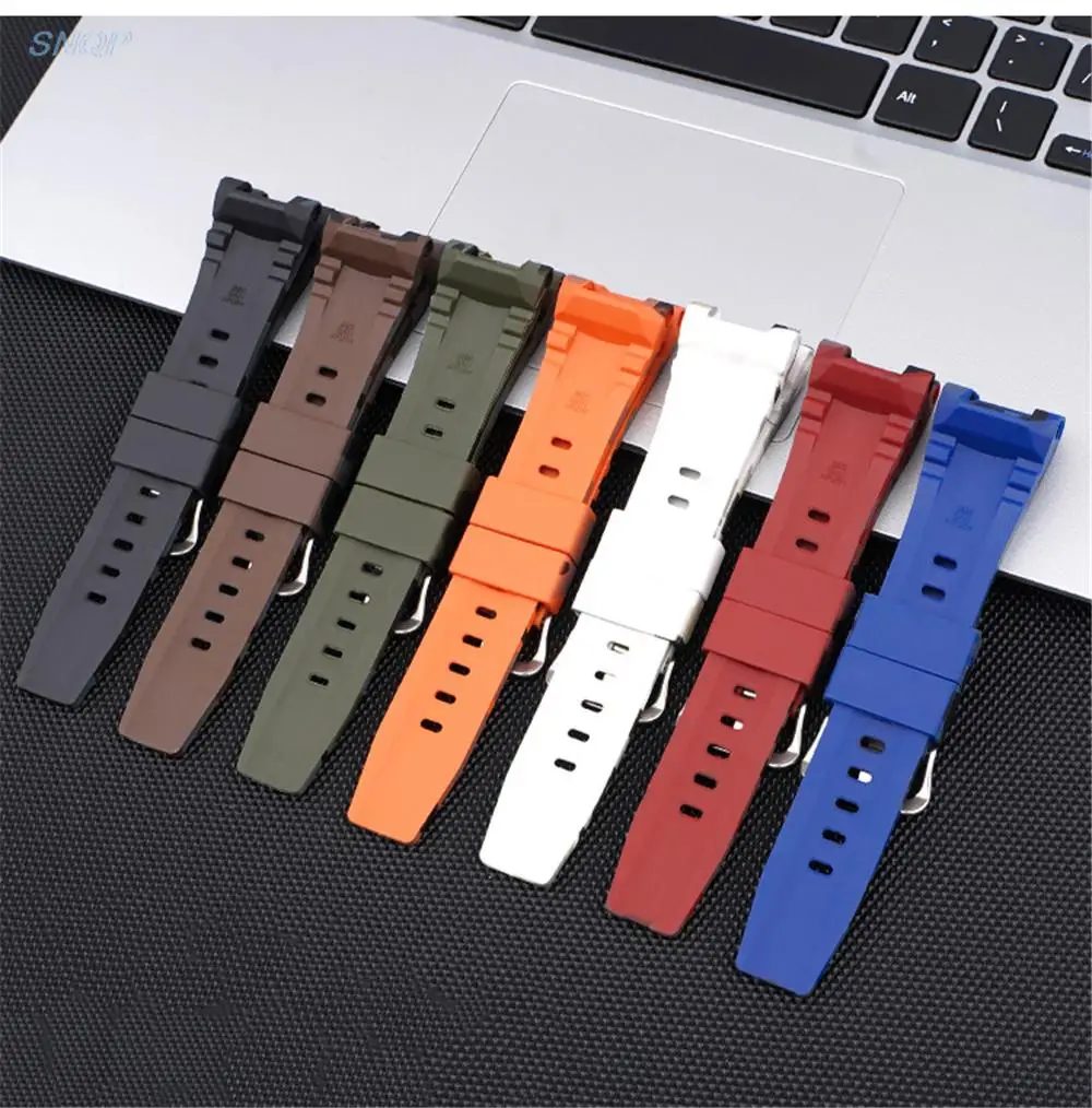 カシオ用レジンカモウォッチストラップ,男性用ラバーリストバンド,GST-W300,w300g,GST-S300,s210b,s110,GST-W110, GST-W110, GST-W110