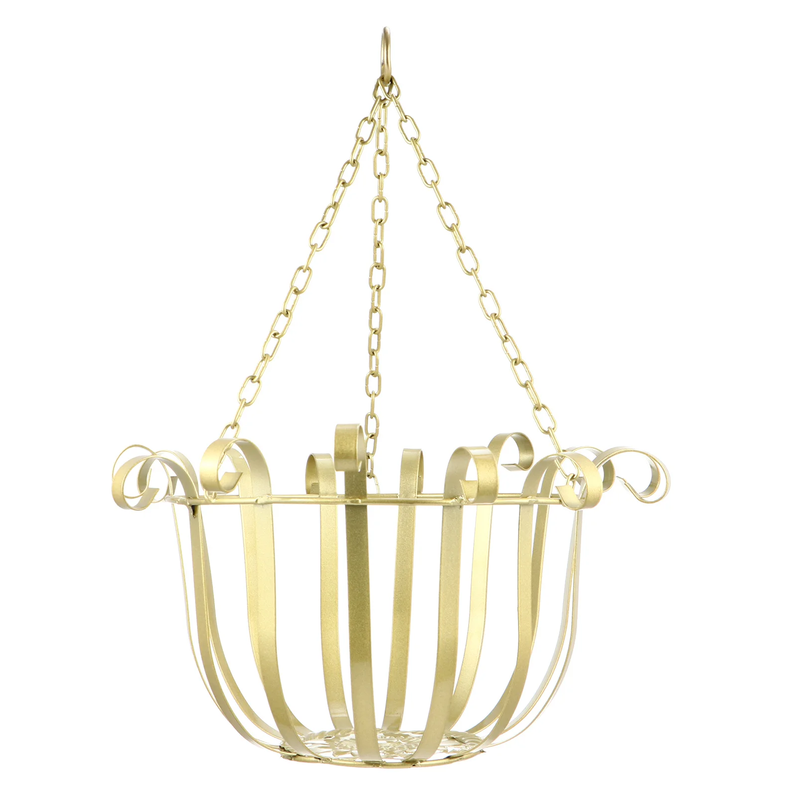 

Flower Basket Hanging Planter with Hollow Pattern Wall Ornament for Garden Balcony Iron Flower Stand Holder Plant Display Rack