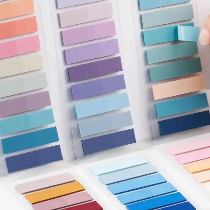 W91A Morandi Sticky Note Pads Posits Stationery Paper Stickers Paste It Memo