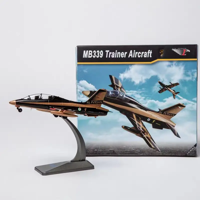 1:72 Scale Ita-ly MB339 Trainer Aircraft Alloy Fighter Model Airplanes Replica For Military Collection Desk Decoration With Base