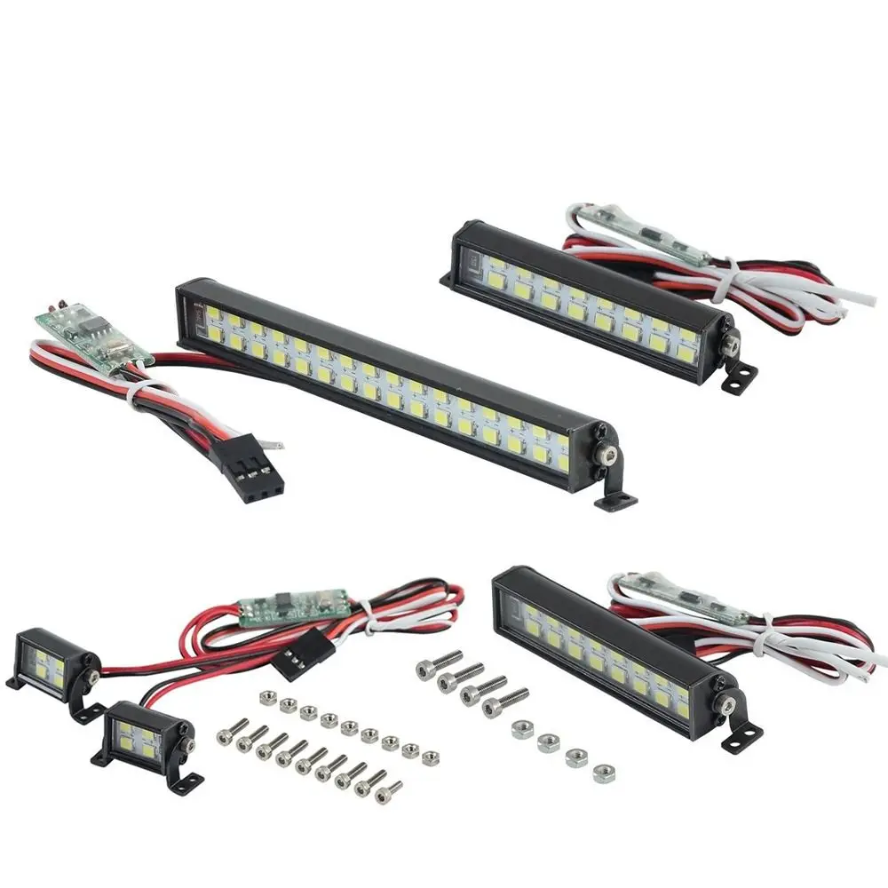 1/10 Schaal RC Auto Lichtbalk Multi-size Super Heldere LED RC Daklamp CH3 Controle RC Auto Verlichting Onderdelen voor SCX10 D90 TRX4
