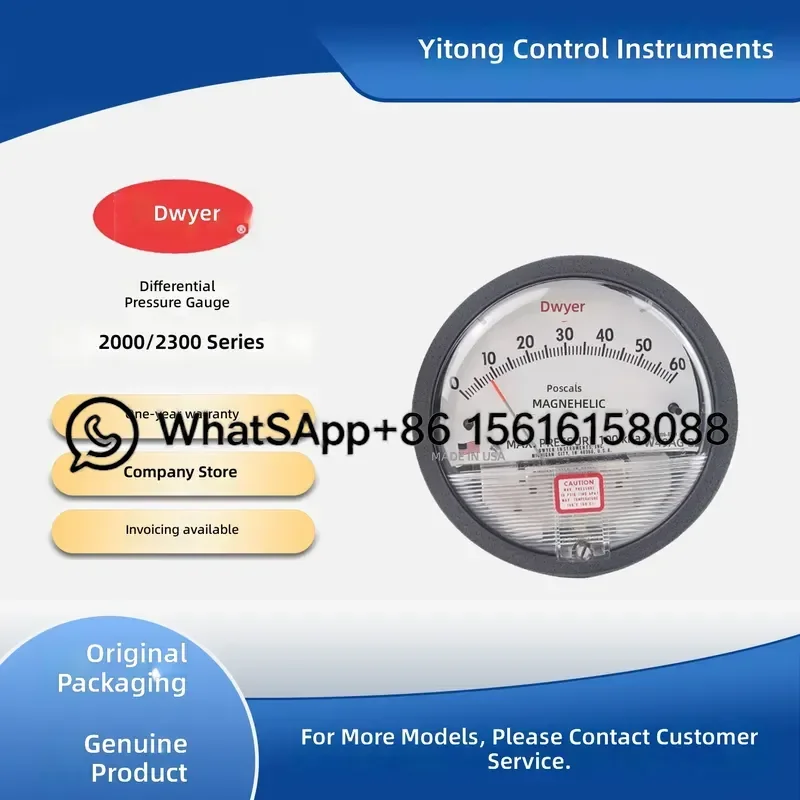 Magnehelic Differential Pressure Gauge 2000 Series 2300 Series Air Flow Manometer HVAC Test Instrument Model 2000 2001 2002
