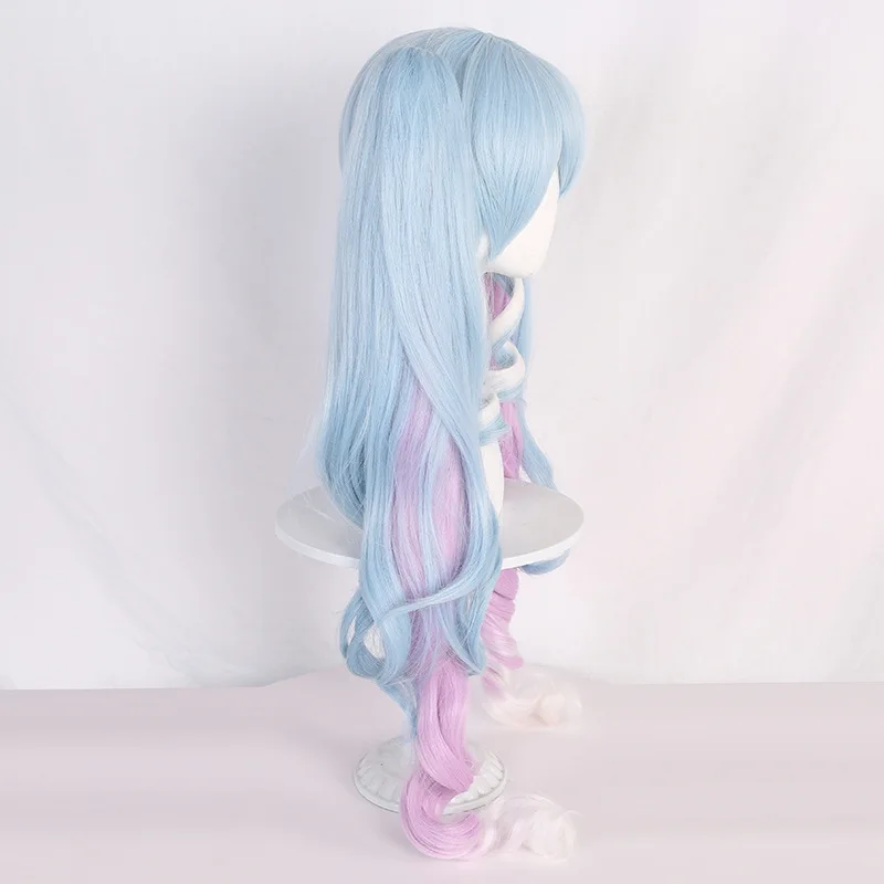 VOCALOID 2023 Snow Miku 90 cm Resistente ao Calor Cabelo Sintético Longo Anime Perucas Cosplay