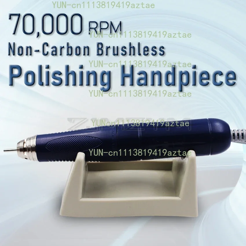 70000RPM Brushless Polishing Handpiece Drill Micromotor Polishing Hand Piece Non-Carbon Brushless Micro Motor Handheld Drill