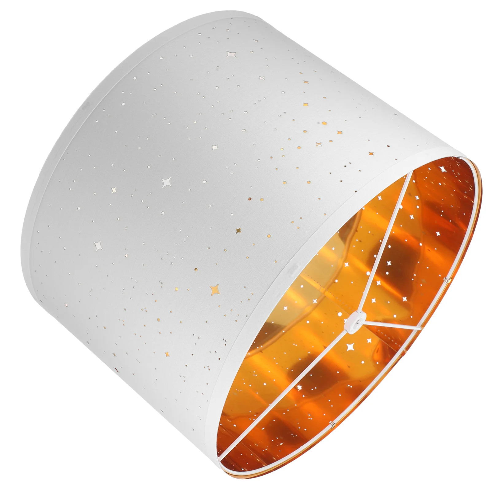 عاكس الضوء على شكل طبل من القماش، شكل بسيط، قماش قوي، غطاء خفيف، غطاء مصباح منزلي عالمي، عملي للاستخدام اليومي