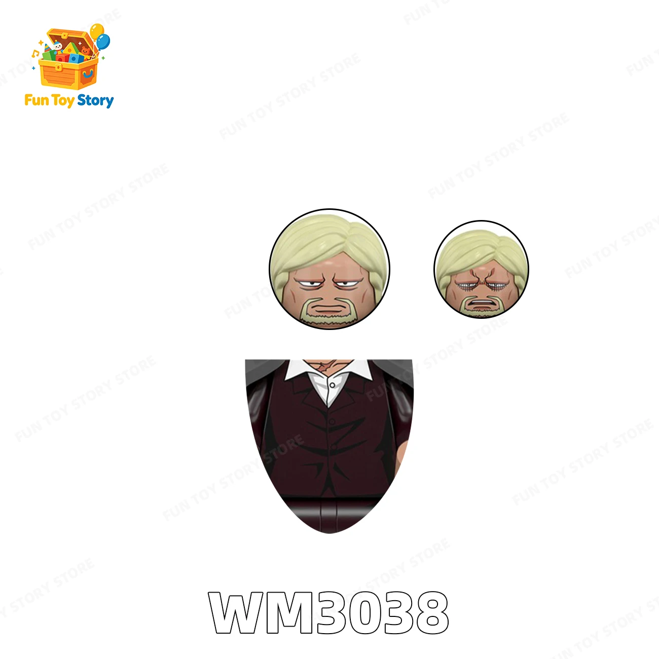 WM6222 Cartoon Series Assembled Building Blocks, Renzi Toys, Film and Television Enthusiasts Collection, Gift for People view 5