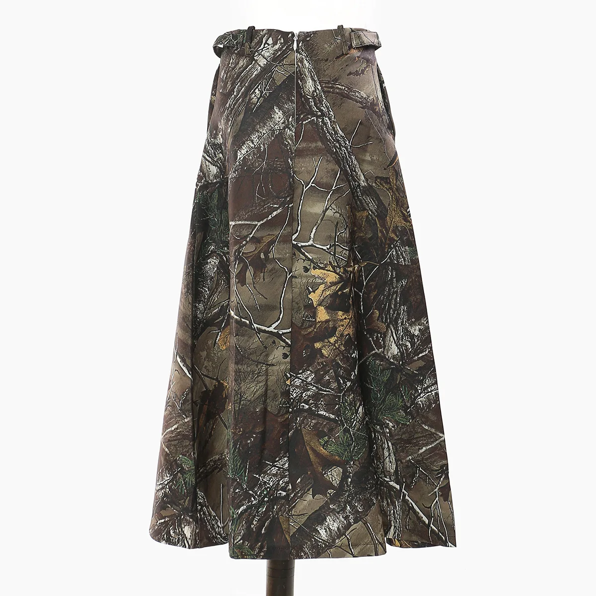 2024 Neuer Original-Dschungel-Langrock für Damen, Ele-A-Linien-Baumwollrock, Fiti-Druck, personalisierter mittellanger Rock