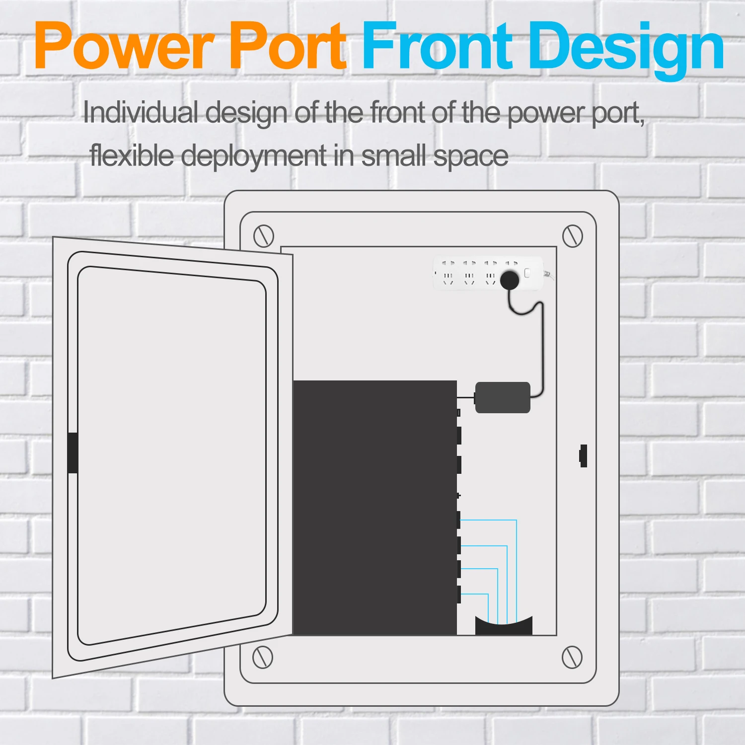 EU Plug  2.5G POE Non-POE Network Ethernet Switch 4 Port 8 Port Unmanaged LAN Hub Fanless AI WTD Plug and Play for Wifi Router