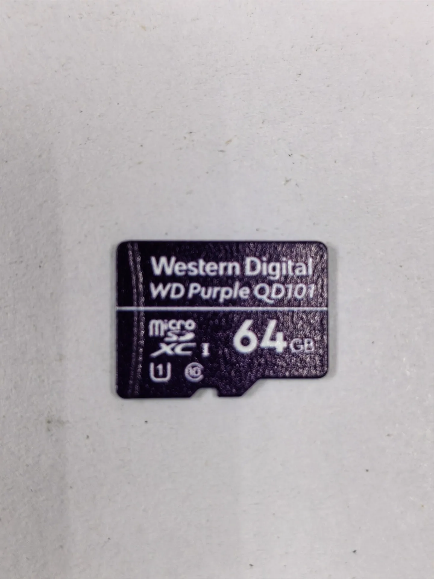 WD Purple QD101 64GB Micro SD TF Memory Card U1 Class10 High Endurance Flash Card For CCTV Security Surveillance IP Camera