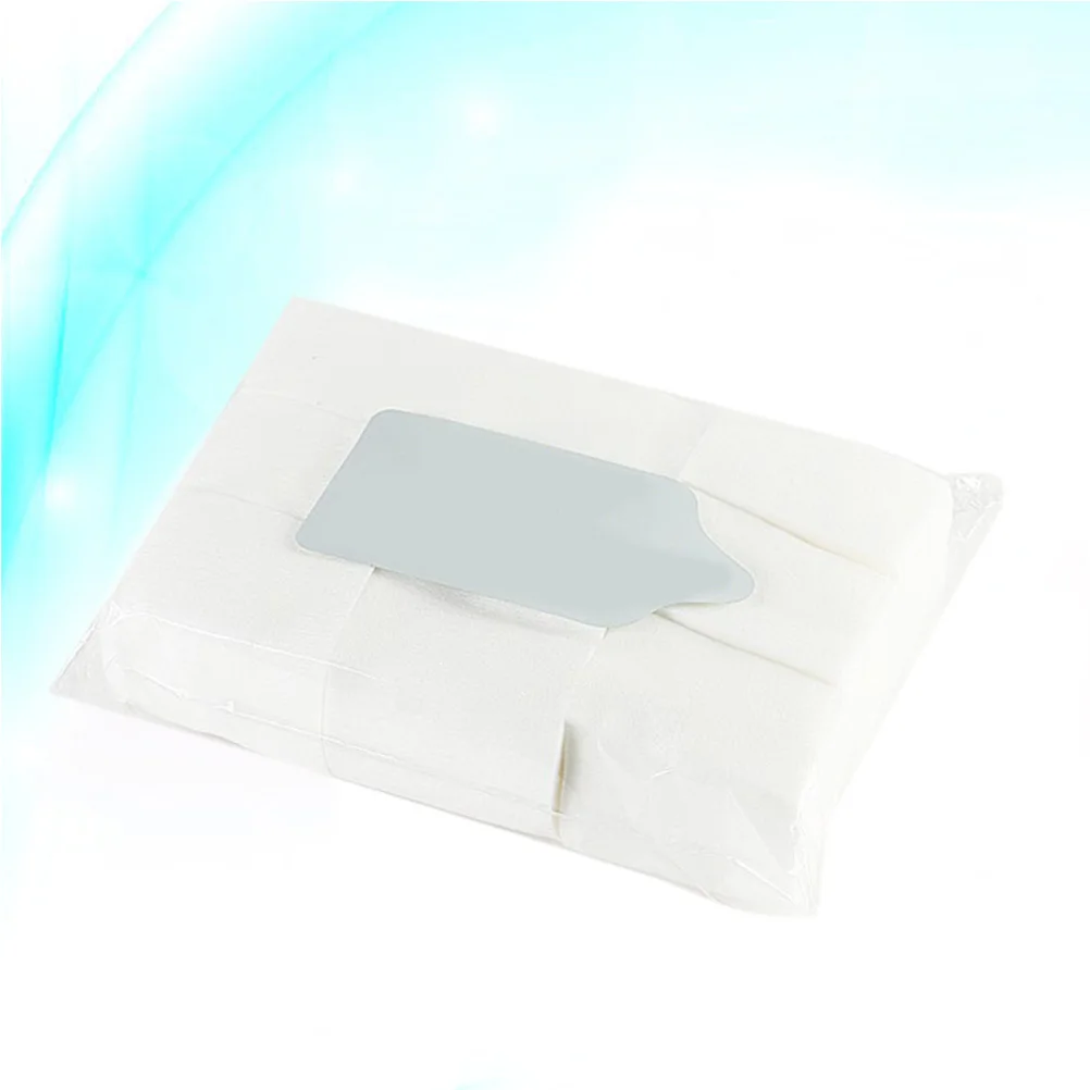 700 pz Lint Free Nail Polish Remover Pad Morbido Forte Assorbente Usa E Getta Sanitario per Manicure Pedicure Gel Nail Polish
