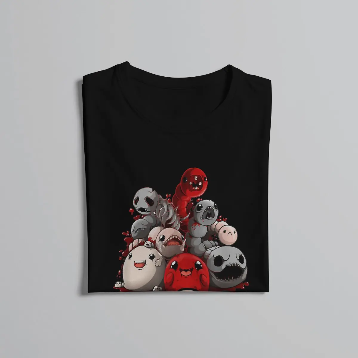 صرخة الجرافيك البوليستر التي شيرت ملزمة إسحاق ولادة جديدة غضب من الحمل لعبة الطباعة الشارع الشهير عادية تي شيرت الذكور #5