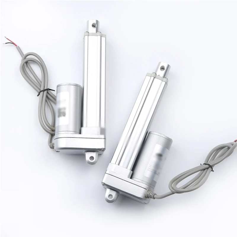 تخصيص 12 فولت/24 فولت 100-600 مللي متر السكتة الدماغية محرك خطي صغير للآلات الزراعية