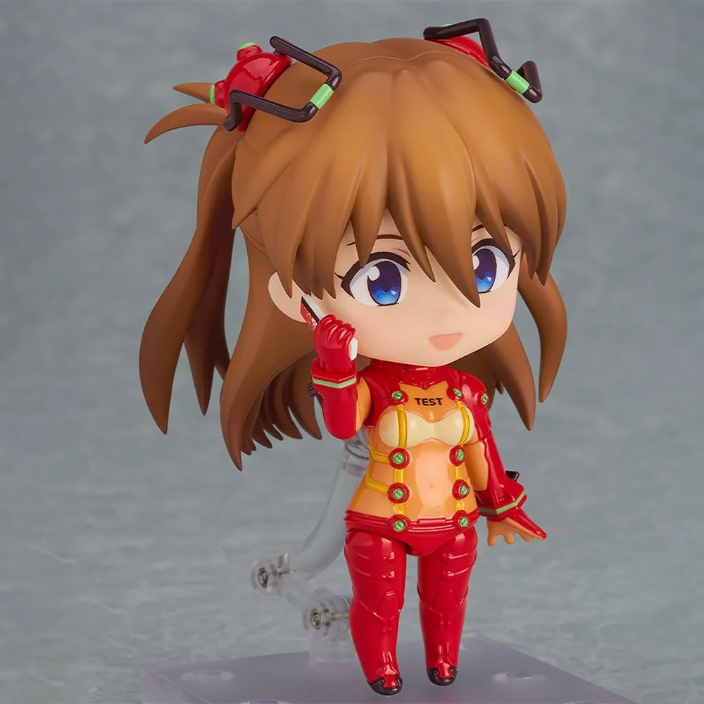 شركة Good Smile الأصلية بنسبة 100% Nendoroid ( # 2810) Evangelion Shin Gekijouban: Ha Souryuu Asuka Langley Test Suit Ver.