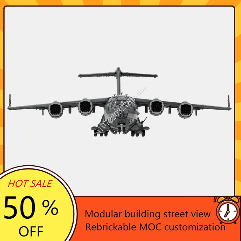 20371PCS MOC Building Blocks Military Giant Boeing C-17 Globemaster III Transport Aircraft High Difficulty Model Bricks Toys