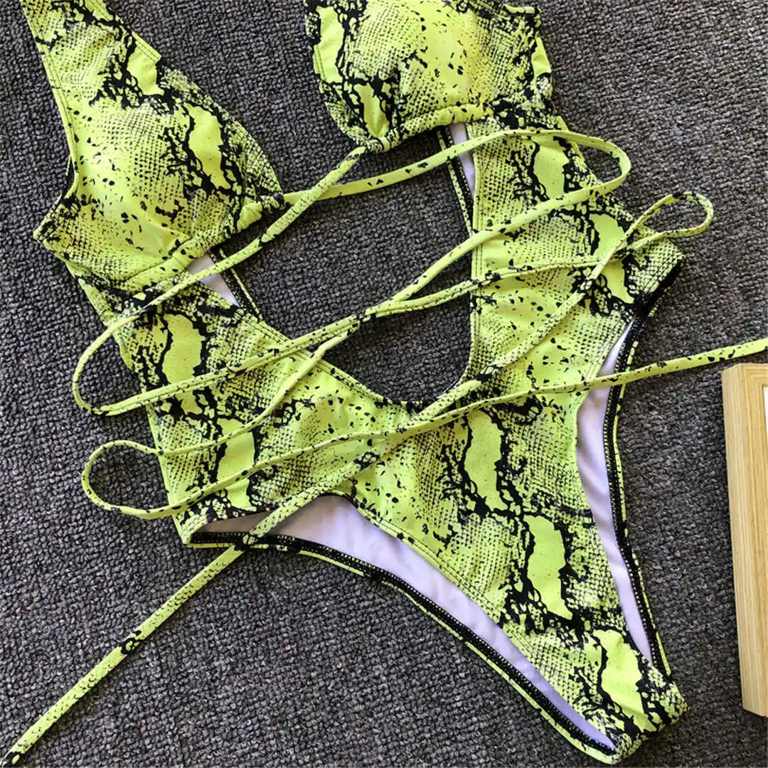 Sexy Bandage-Badeanzug mit Wickeldesign, tiefem V-Ausschnitt und Cut-Outs, einteiliger Monokini-Badeanzug für Damen, Badebekleidung, Badeanzug, Modell V1037 – Detail 36