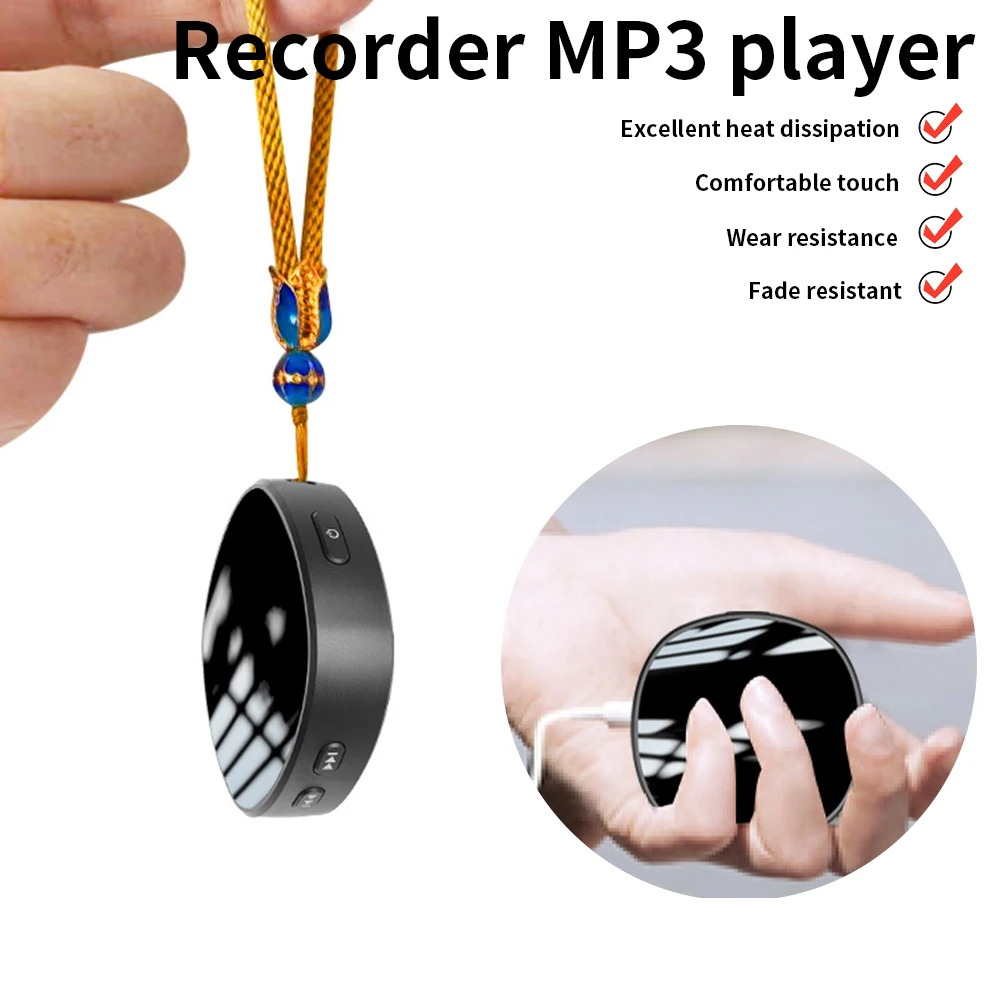 Brooch Tiny Voice Recorder 8/16/32GB Mini Digital Pen USB Activated Dictaphone Espia Professional Noise Reduce Audio MP3 Player