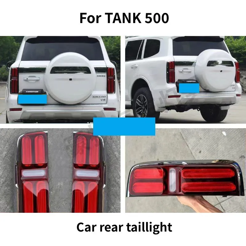 

Задний фонарь автомобиля, автомобильные стоп-сигналы, левый и правый задний фонарь для Great Wall GWM WEY Tank 500 2022 2023