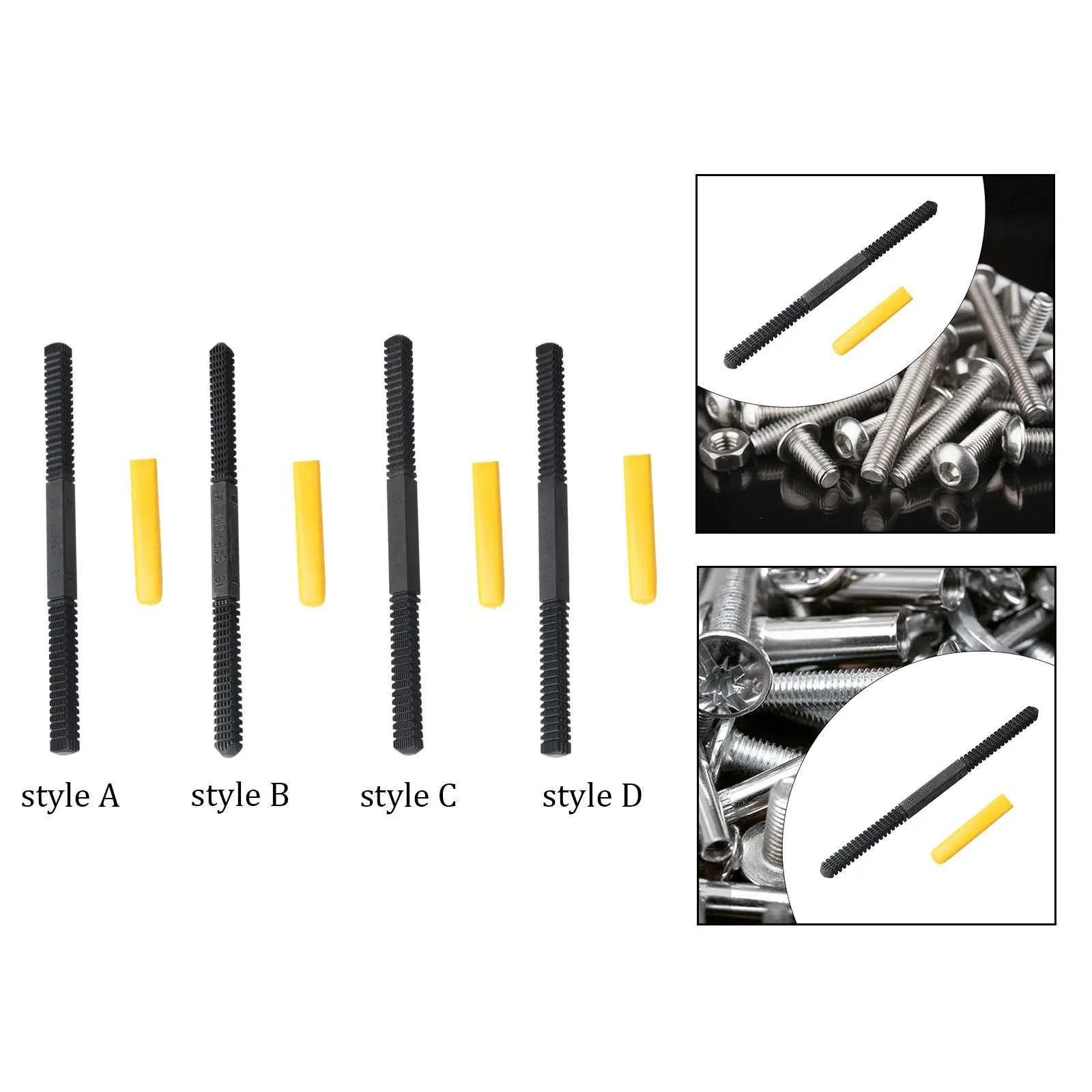 Thread Repair Tool Multifunctional Thread Restorer File for Pipes Studs