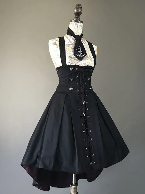 Gothic Lolita Corset Jumper Skirt Military Uniform JSK-Foxtrot Lolita