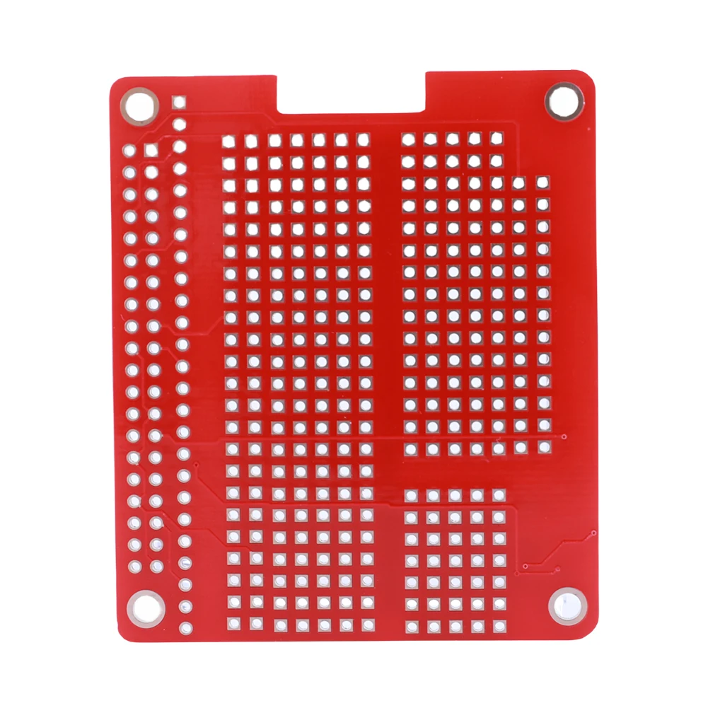 Prototype Breakout DIY Breadboard PCB Shield Red Expansion Board Proto Shield Kit for Raspberry RPi Prototype Hat Breadboard
