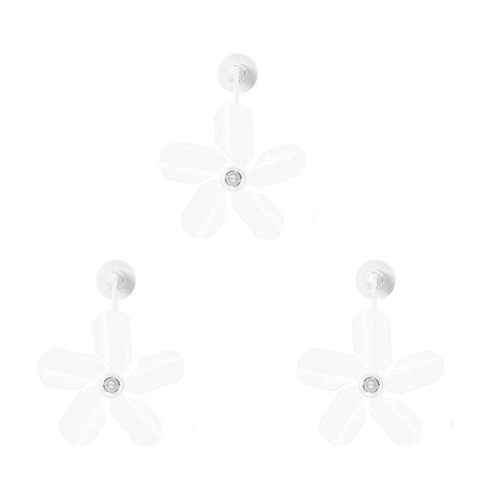 

3Pcs Wall Mounted Conditioning Guide Fan Adjustable Plastic Air Conditioner Vent Cover Windmill Shaped Anti Direct Blowing