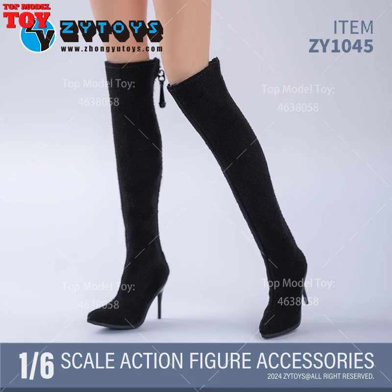 ZYTOYS ZY1008 ZY1012 ZY1023 ZY1030 ZY1045 1/6 Scale High-heeled Shoes Model Fit 12'' Female Soldier Action Figure Body Dolls