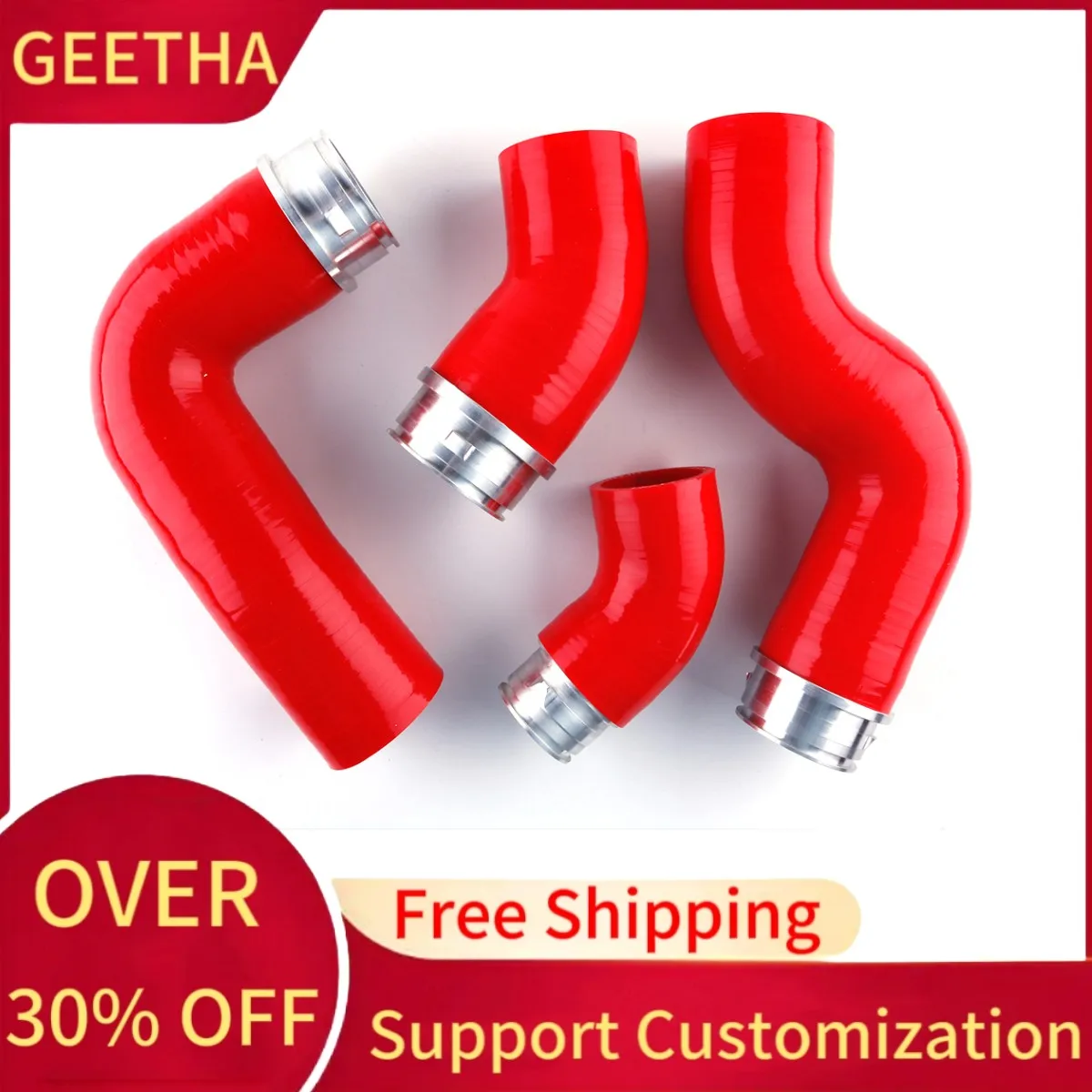 

For Volkswagen VW Golf 5 MK5 GTI MKV FSI 2.0T Turbo Boost Silicone Intercooler Hoses