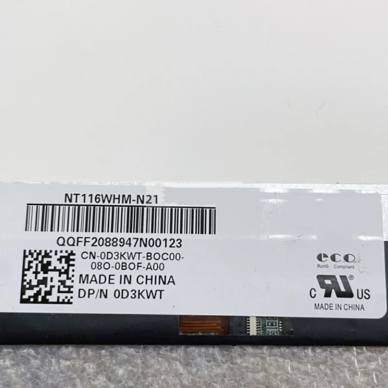 

NT116WHM-N21 11.6" LED Screen LCD Laptop SCREEN EDP 30PIN Slim 1366x768